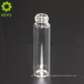 Garrafas de vidro claras de vidro cosméticas vazias de alumínio da cor da garrafa de perfume 12ml com tampão de parafuso